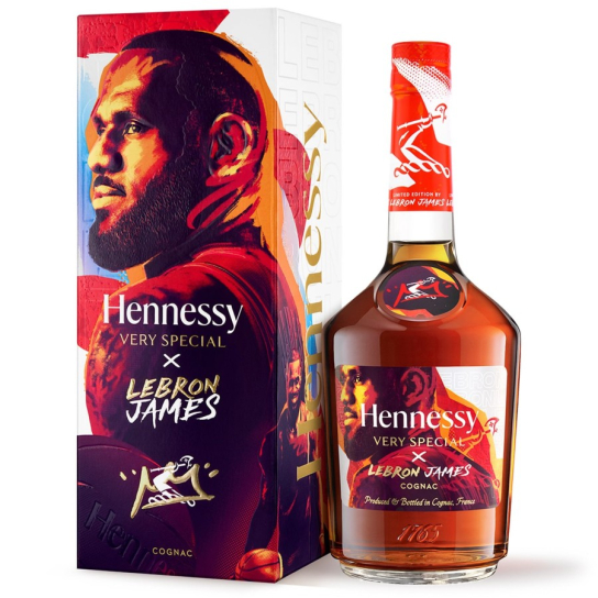 Hennessy VS LeBron James - коняк 700ml - Коняк - DrinkLink