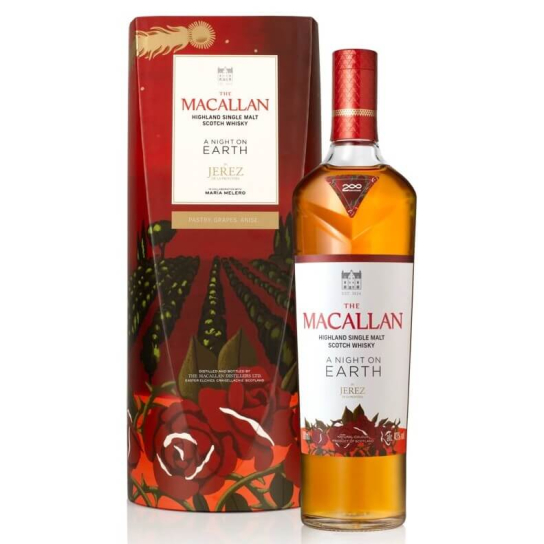 The Macallan a Night on Earth in Jerez - малцово шотландско уиски 700ml - Шотландско уиски малцово - DrinkLink