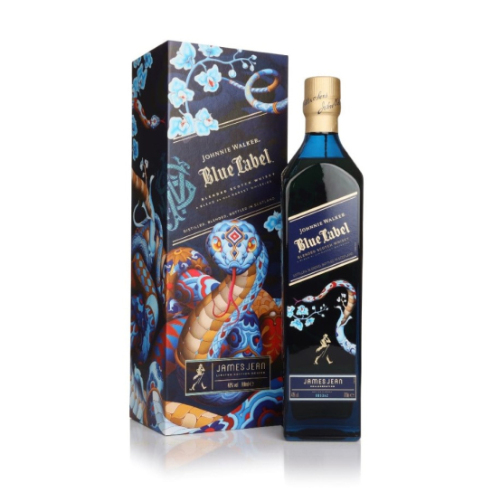 Johnnie Walker Blue Label Year of the Snake - бленд шотландско уиски 700ml - Шотландско уиски бленд - DrinkLink