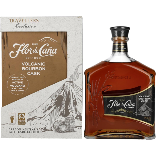 Flor De Cana Volcanic Bourbon Cask - ром 1L - Отлежал - DrinkLink