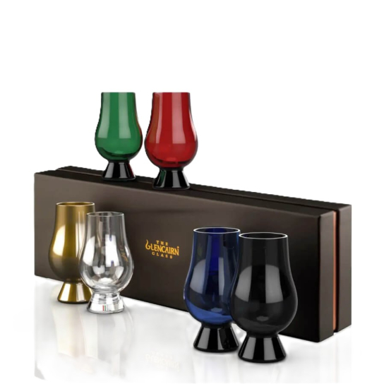 Уиски Lux Box Set Glencairn с 6 цветни чаши в подаръчна кутия -  - DrinkLink