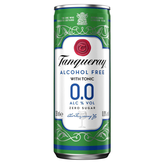 Tanqueray 0.0% 250ml - Готови за консумация миксове - DrinkLink