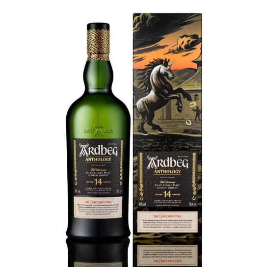 Ardbeg Anthology 14YO The Unicorn's Tale - малцово шотландско уиски 700ml - Шотландско уиски малцово - DrinkLink Ardbeg Anthology 14YO The Unicorn's Tale - малцово шотландско уиски 700ml - Шотландско уиски малцово - DrinkLink