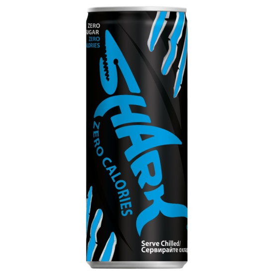 Shark Zero Calories - eнергийна напитка 250ml - Енергийни напитки - DrinkLink