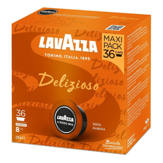 Lavazza A Modo Mio Delizioso - кафе капсули 36 бр. - Кафе - DrinkLink