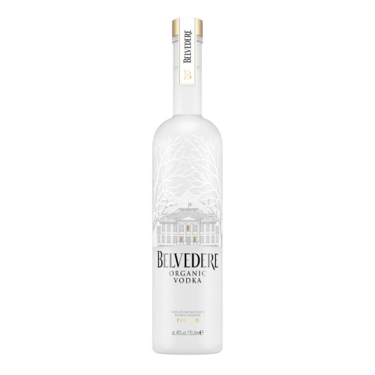 Belvedere Pure Organic светеща бутилка - водка 1.75L   - Полска водка - DrinkLink