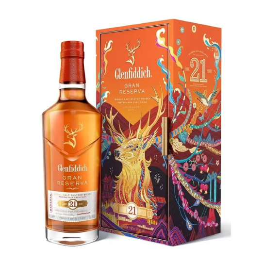 Glenfiddich 21 YO Chinese New Year 2023 - малцово шотландско уиски 700ml - Шотландско уиски малцово - DrinkLink