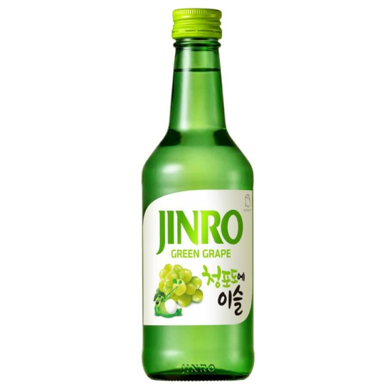 Jinro Green Grape Soju - соджу 350ml - Друга водка - DrinkLink