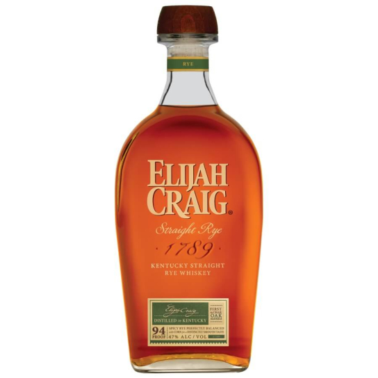 Elijah Craig Straight Rye - ръжено американско уиски 700ml -  - DrinkLink