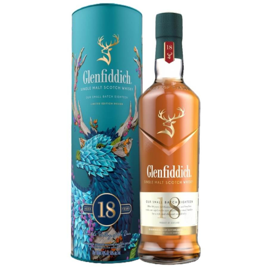 Glenfiddich 18 YO Festive Limited Edition - малцово шотландско уиски 700ml - Шотландско уиски малцово - DrinkLink Glenfiddich 18 YO Festive Limited Edition - малцово шотландско уиски 700ml - Шотландско уиски малцово - DrinkLink