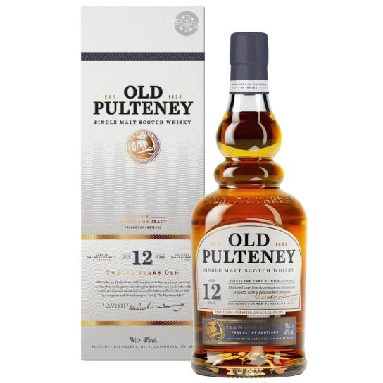 Old Pulteney 12 YO - малцово шотландско уиски 700ml - Шотландско уиски малцово - DrinkLink
