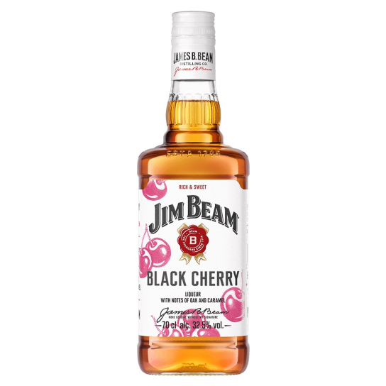 Jim Beam Black Cherry - бърбън ликьор 700ml - Ликьор - DrinkLink