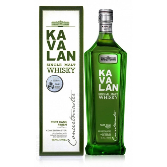 Kavalan Concertmaster Port Cask - малцово тайванско уиски 700ml - Друго уиски - DrinkLink
