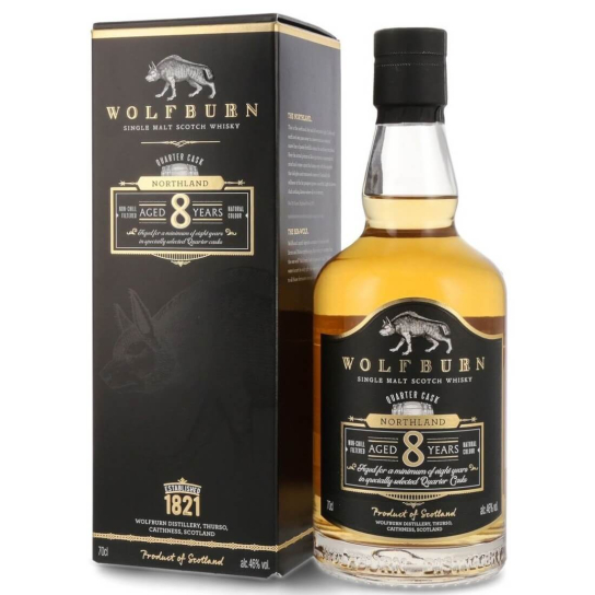 Wolfburn Northland 8 YO - малцово шотландско уиски 700ml - Шотландско уиски малцово - DrinkLink