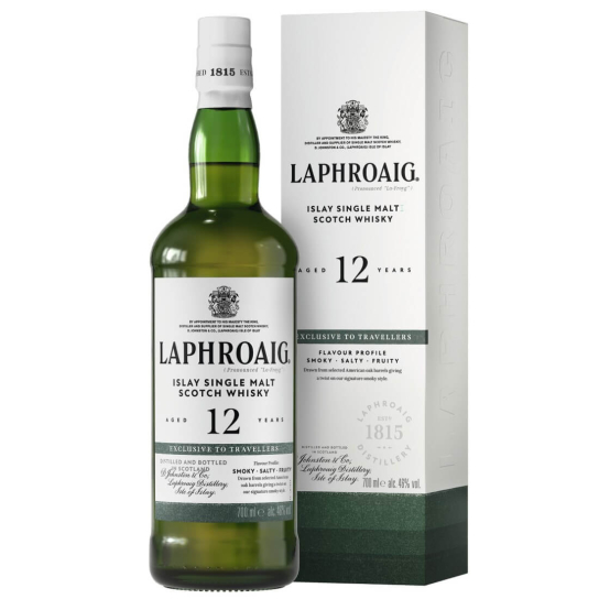 Laphroaig 12 YO - малцово шотландско уиски 700ml - Шотландско уиски малцово - DrinkLink