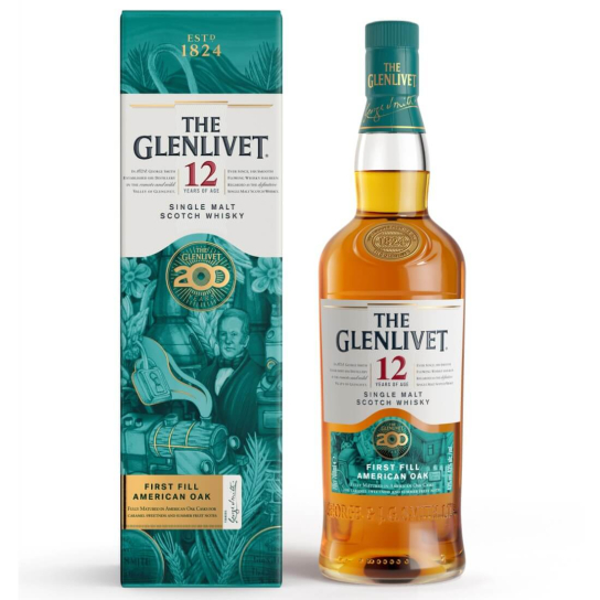 The Glenlivet 12 YO 200th Anniversary Edition - малцово шотландско уиски 700ml - Шотландско уиски малцово - DrinkLink The Glenlivet 12 YO 200th Anniversary Edition - малцово шотландско уиски 700ml - Шотландско уиски малцово - DrinkLink