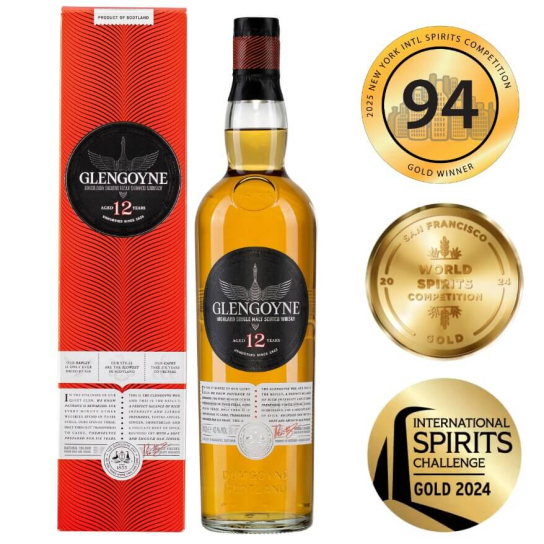 Glengoyne 12 YO - малцово шотландско уиски 700ml - Шотландско уиски малцово - DrinkLink