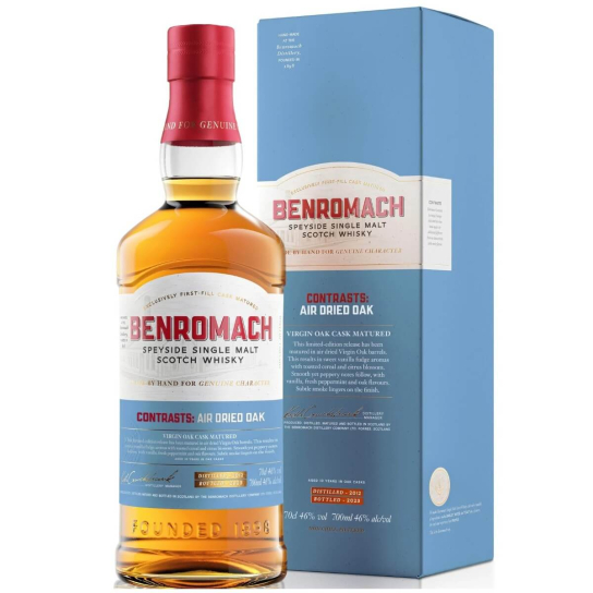 Benromach Contrasts Air Dried Oak Virgin Oak Cask 2012 - малцово шотландско уиски 700ml - Шотландско уиски малцово - DrinkLink