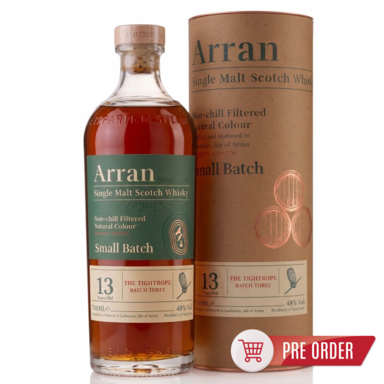 Arran Small Batch Bulgaria The Tightrope 13 YO Port Cask  - малцово шотландско уиски 700ml - Шотландско уиски малцово - DrinkLink