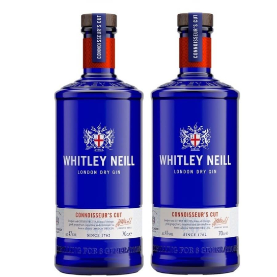 Специална оферта Whitley Neill Connoisseurs Cut London - джин 700ml х 2 бр. - Джин - DrinkLink