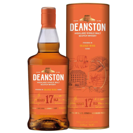 Deanston 17 YO Orange Wine Cask Finish - малцово шотландско уиски 700ml - Шотландско уиски малцово - DrinkLink