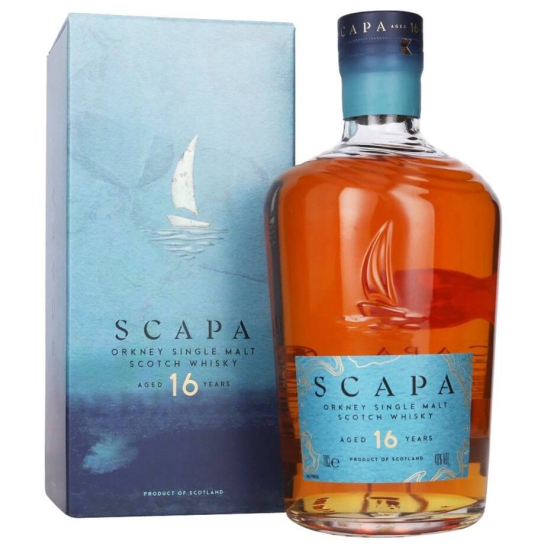 Scapa 16 YO - малцово шотландско уиски 700ml - Шотландско уиски малцово - DrinkLink
