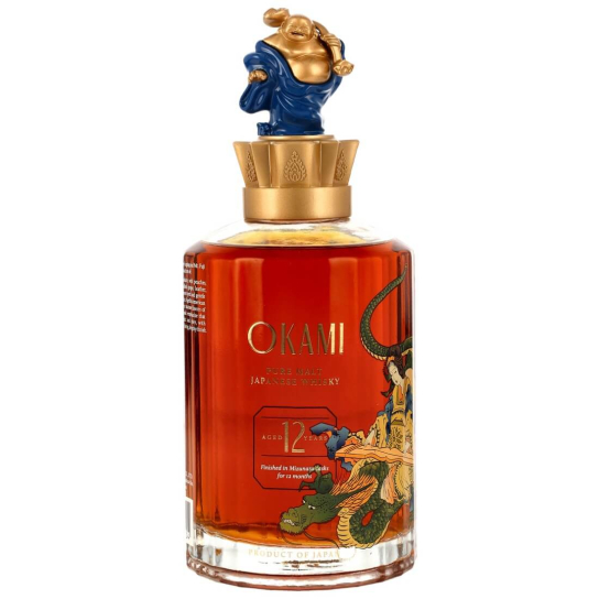 Okami 12 YO Pure Malt - малцово японско уиски 700ml - Японско уиски - DrinkLink