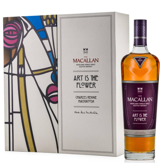 The Macallan Art is the Flower - малцово шотландско уиски 700ml - Шотландско уиски малцово - DrinkLink