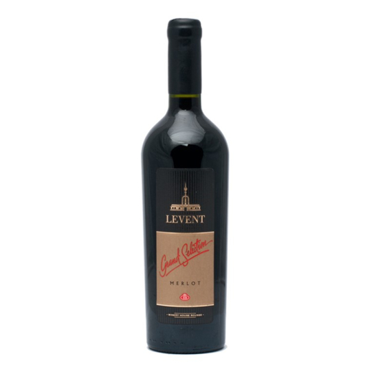 Levent Merlot Grand Selection - червено вино 750ml - Червено вино - DrinkLink