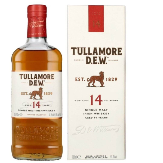 Tullamore D.E.W. 14 YO - малцово ирландско уиски 700ml - Ирландско уиски малцово - DrinkLink