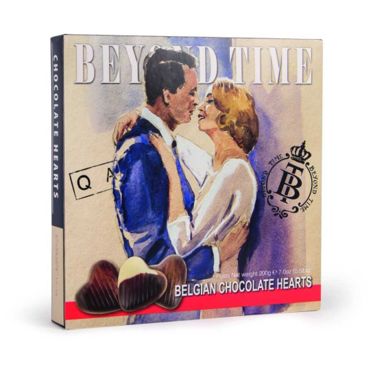 Beyond Time Belgian Pralines Chocolate Pralines Hearts - Романтични подаръци - DrinkLink
