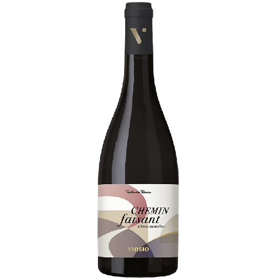 Vinsio Chemin Faisant Rouge Cotes Du Rhone - червено вино 750ml - Червено вино - DrinkLink
