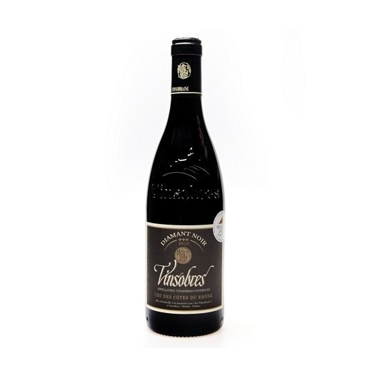 Vinsobres Diamant Noir - червено вино 750ml - Червено вино - DrinkLink
