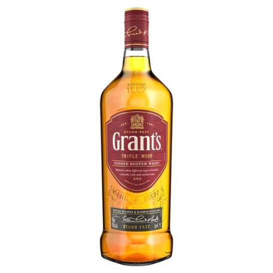 Grant's Triple Wood - бленд шотландско уиски 1L - Шотландско уиски бленд - DrinkLink