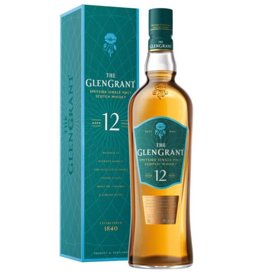 Glen Grant 12 YO - малцово шотландско уиски 700ml - Шотландско уиски малцово - DrinkLink