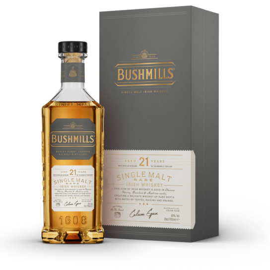 Bushmills 21 YO - малцово ирландско уиски 700ml - Ирландско уиски малцово - DrinkLink