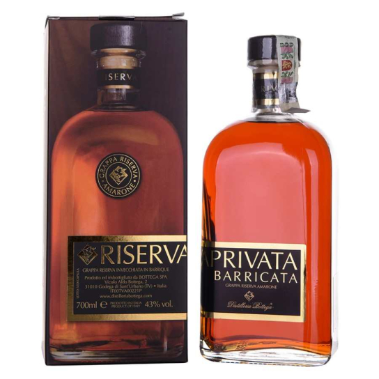 Grappa Riserva Privata Barricata - грапа 700ml - Бренди - DrinkLink