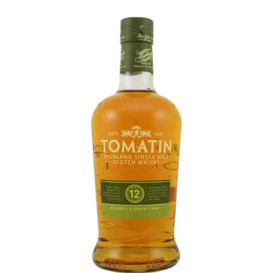 Tomatin 12 YO - малцово шотландско уиски 700ml - Шотландско уиски малцово - DrinkLink