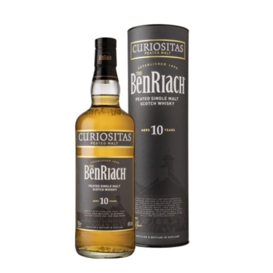 Benriach Curiositas 10 YO Peated - малцово шотландско уиски 700ml - Шотландско уиски малцово - DrinkLink
