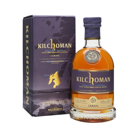 Kilchoman Sanaig - малцово шотландско уиски 700ml - Шотландско уиски малцово - DrinkLink