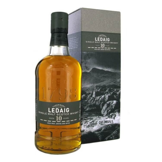Ledaig 10 YO - малцово шотландско уиски 700ml - Шотландско уиски малцово - DrinkLink
