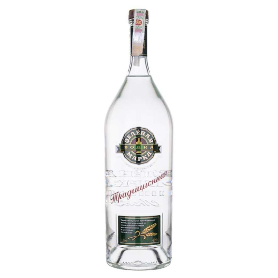 Зеленая марка Традиционная - водка 1L - Руска водка - DrinkLink