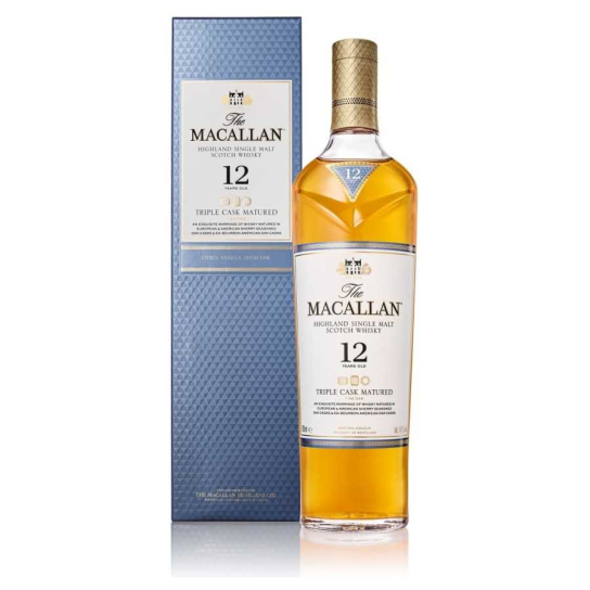 The Macallan Triple Cask 12 YO - малцово шотландско уиски 700ml - Шотландско уиски малцово - DrinkLink