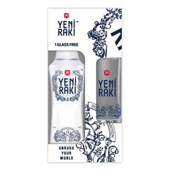 Yeni Raki с чаша - турска ракия 350ml - Турска ракия - DrinkLink