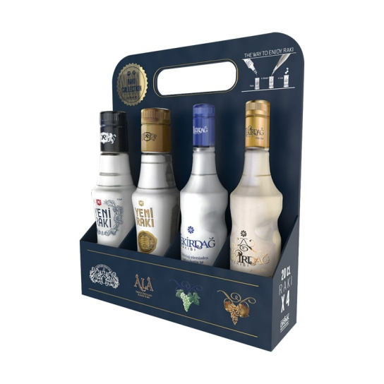 Yeni Raki Collection 4х200 ml - Турска ракия - DrinkLink