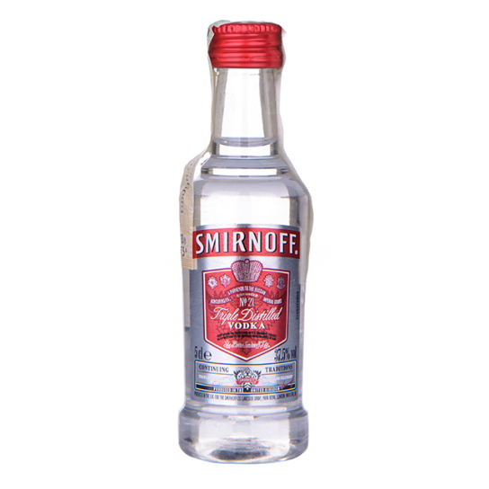 Smirnoff Red No. 21 - водка 50ml - Американска водка - DrinkLink
