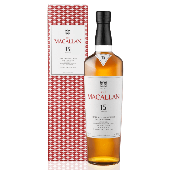 The Macallan Double Cask 15 YO - малцово шотландско уиски 700ml - Шотландско уиски малцово - DrinkLink