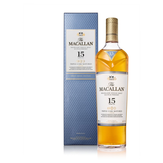 The Macallan Triple Cask 15 YO - малцово шотландско уиски 700ml - Шотландско уиски малцово - DrinkLink The Macallan Triple Cask 15 YO - малцово шотландско уиски 700ml - Шотландско уиски малцово - DrinkLink