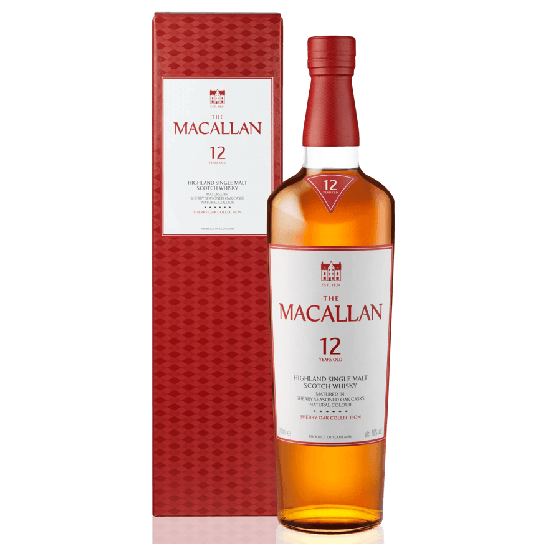 The Macallan Sherry Oak 12 YO - малцово шотландско уиски 700ml - Шотландско уиски малцово - DrinkLink