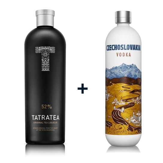 Czechoslovakia водка 700ml + Tatratea Original ликьор 700ml - Ликьор - DrinkLink